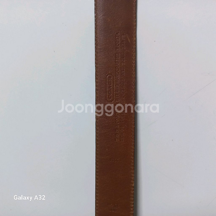 코치 가죽 벨트 38--2