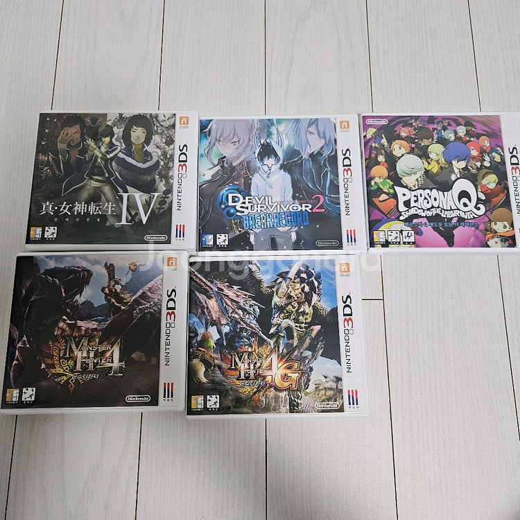닌텐도 3ds xl(구큰다수)과 타이틀--2