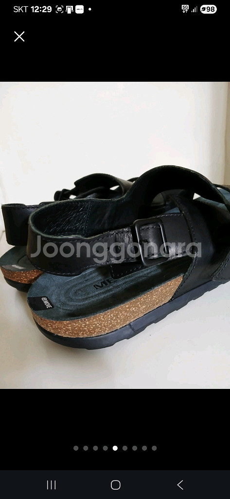 정가 12만+ 메렐 정품 스트랩샌들 단 29,000원--1
