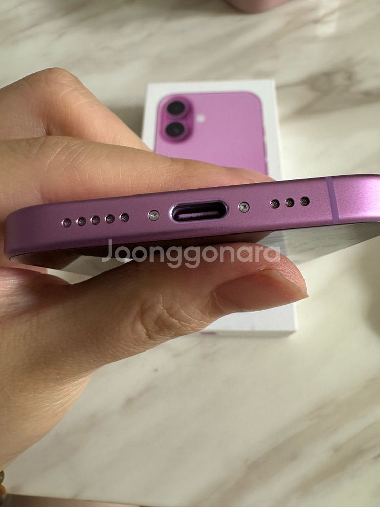 아이폰 16 핑크 256GB--2
