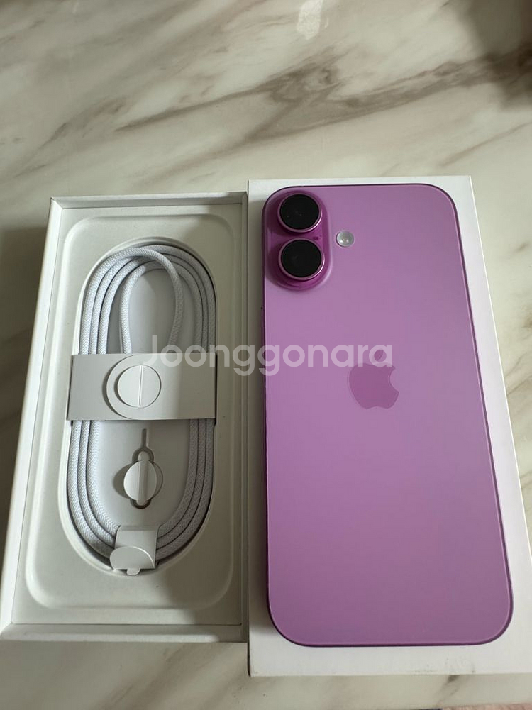 아이폰 16 핑크 256GB--0
