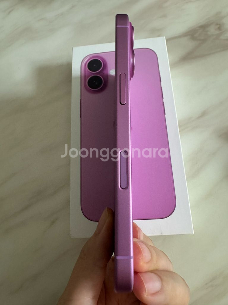 아이폰 16 핑크 256GB--3
