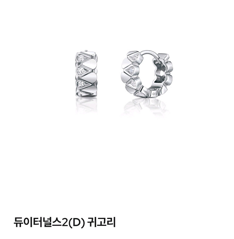 골든듀 듀이터널스 파베2 귀걸이 +파베 팬던트 2파베--0