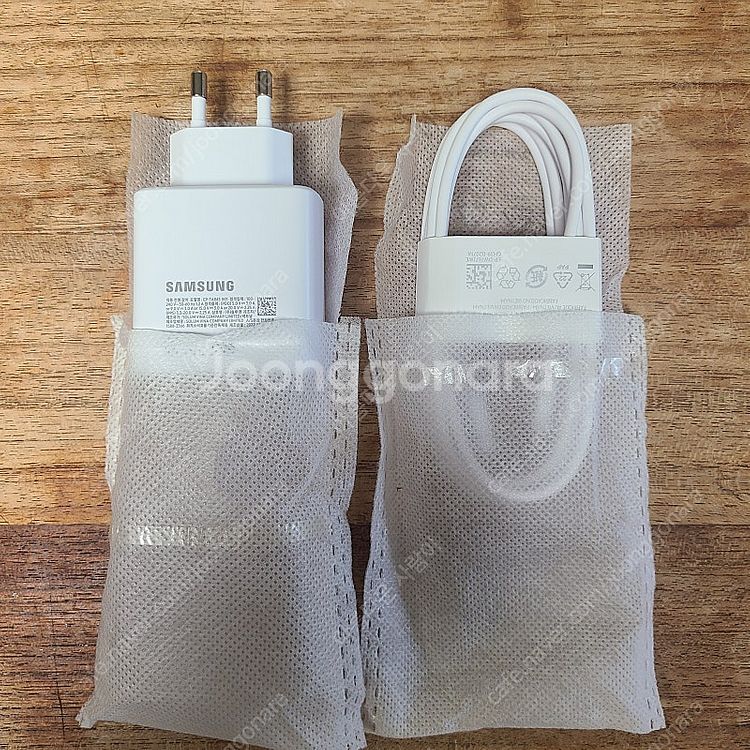 삼성정품 45w 초고속충전기 C타입 어뎁터 케이블 세트--1