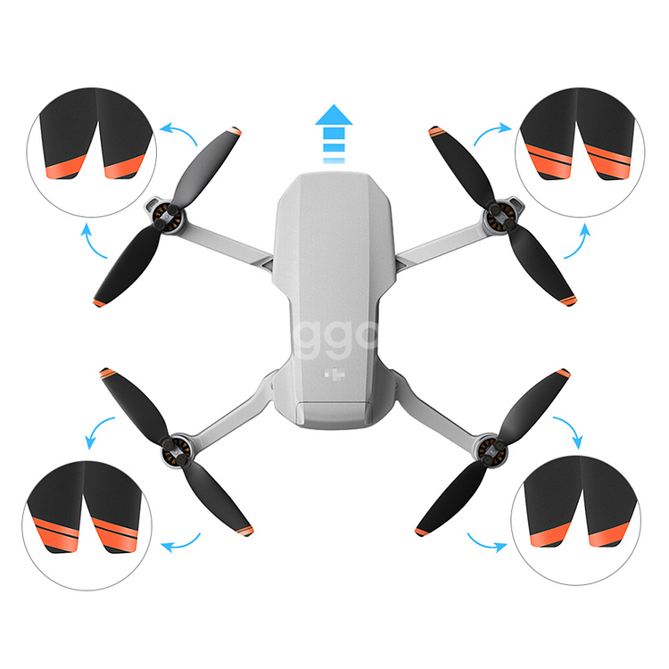 Dji mini2 미니2 날개 프로펠라 경량저소음 부품--9