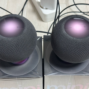 홈팟 미니 스페이스 그레이 스테레오 2개