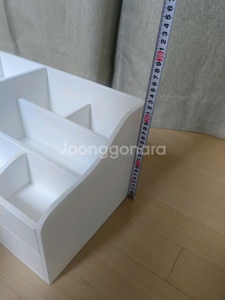 (미사용)나무서랍 정리함(40x25x22cm)수납함--5