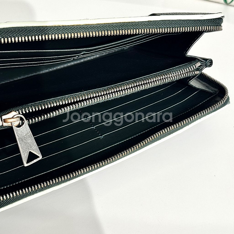 보테가 베네타 신형 인트레치아토 투톤 지퍼돌이 장지갑--6