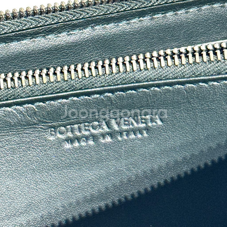 보테가 베네타 신형 인트레치아토 투톤 지퍼돌이 장지갑--8