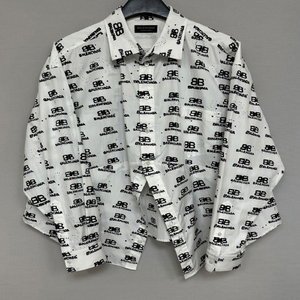 발렌시아가 스윙 핸드 BB 아이콘 오버사이즈 셔츠