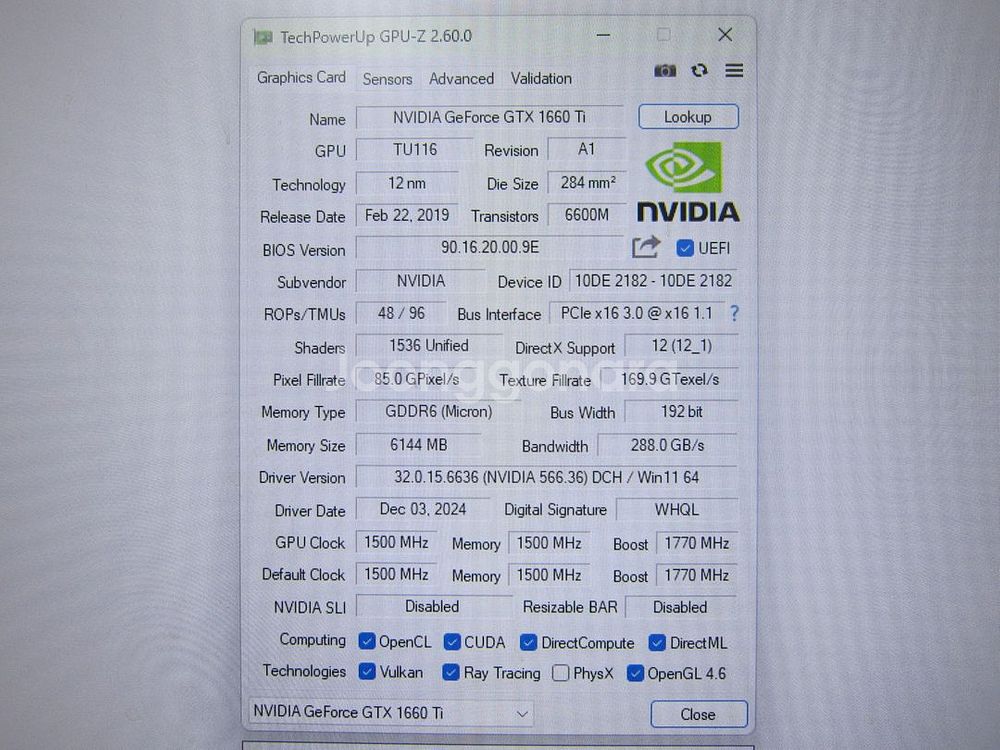 이엠텍 GTX1660 Ti STORM X Dual D6--3