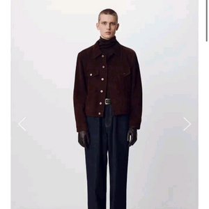 토니웩 24fw 스웨이드 트러커 다크브라운 L