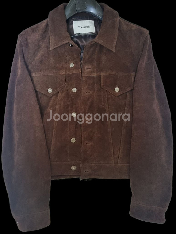 토니웩 24fw 스웨이드 트러커 다크브라운 L--1