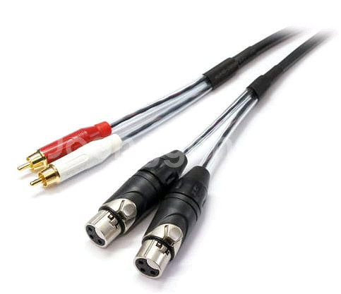 카나레 2채널 오디오케이블 RCA to XLR(암)--0