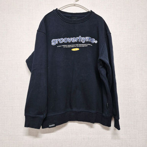 grooverhyme 네이비 맨투맨