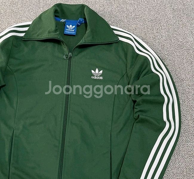 아디다스 초록 초흰 유로파 트랙탑 져지집업 90/S--1