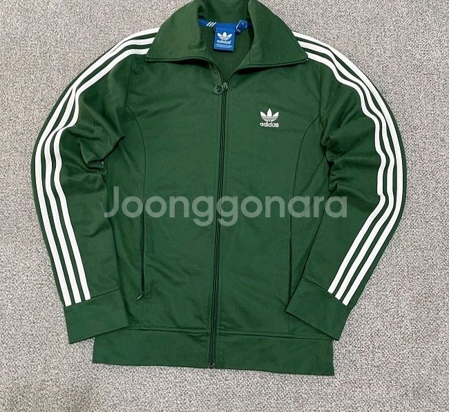 아디다스 초록 초흰 유로파 트랙탑 져지집업 90/S--0