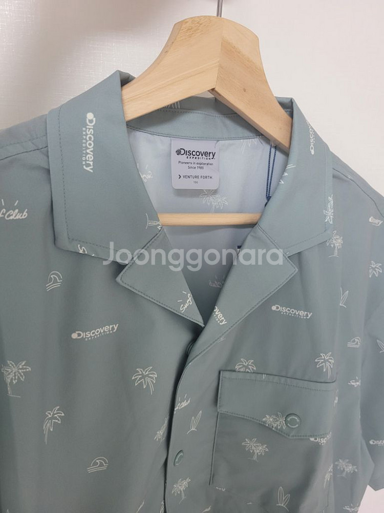 새상품)디스커버리 남성 하와이안셔츠 L,XL(세트가능--1