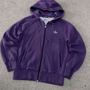 아디다스 퍼플 후드 져지집업 95/M