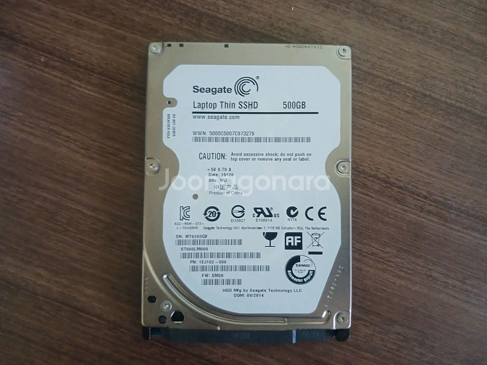 2.5인지 씨게이트 500g SSHD.--0