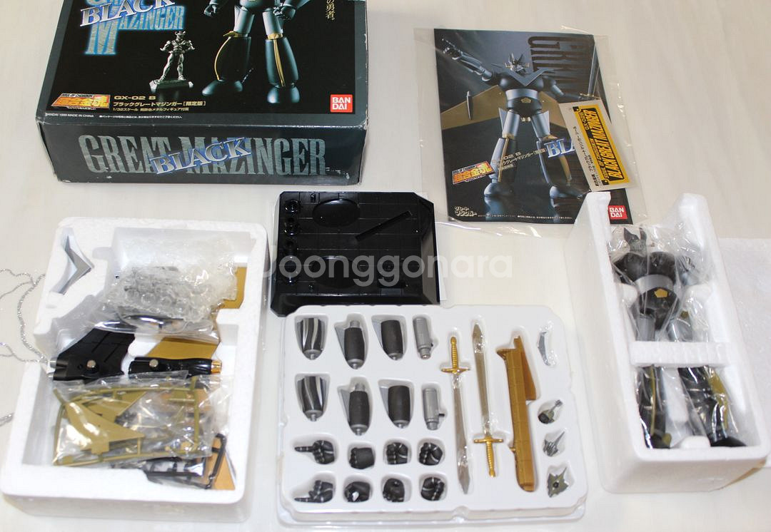 초합금 마징가 그레이트마징가 블랙 2종세트--2