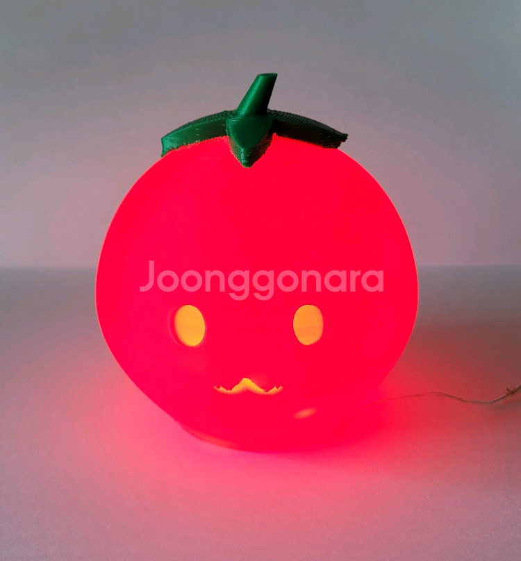 토마토 led 3d 램프 수면등 조명--0