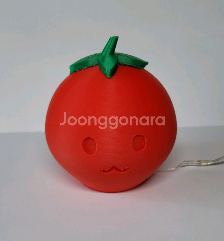 토마토 led 3d 램프 수면등 조명--5