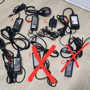 노트북어댑터(15V,19V)-5종