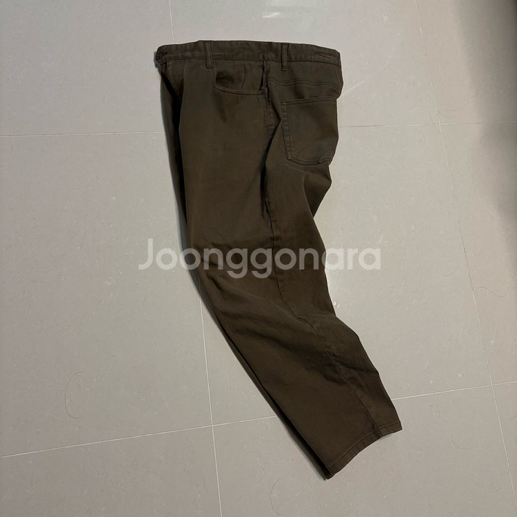 정품 에피그램 브라운 코튼 치노팬츠 면바지 32인치--3