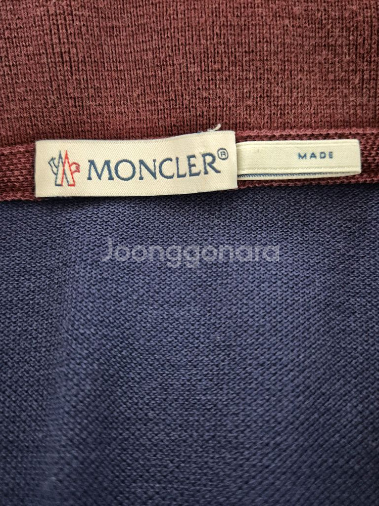 정품)몽클레어 카라반팔티셔츠 105판매--3