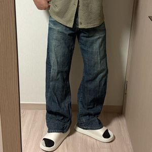 정품 리바이스 엔지니어드 워싱진 데님팬츠 청바지 32