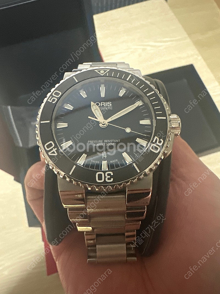 오리스 애커스 43mm 블랙--2