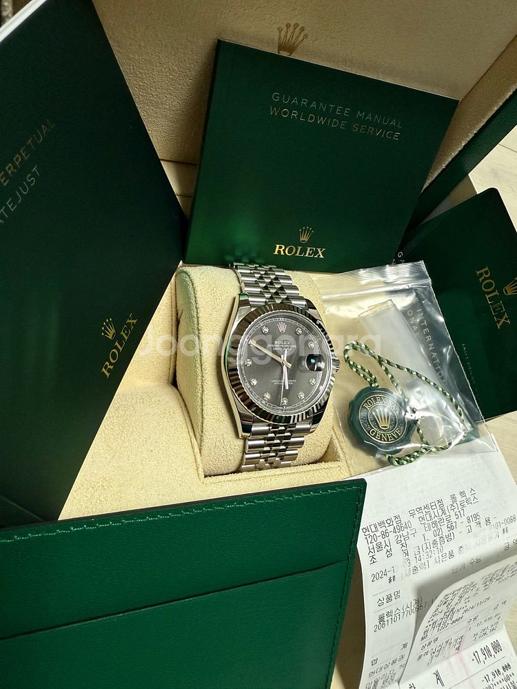 롤렉스 데이저스트 검판 텐포인트 쥬빌레 41MM 24년--0