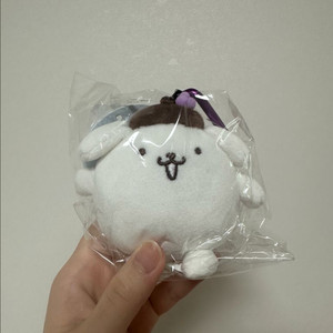 산리오 폼폼푸린 해피 플레이버 마스코트 인형 밀크