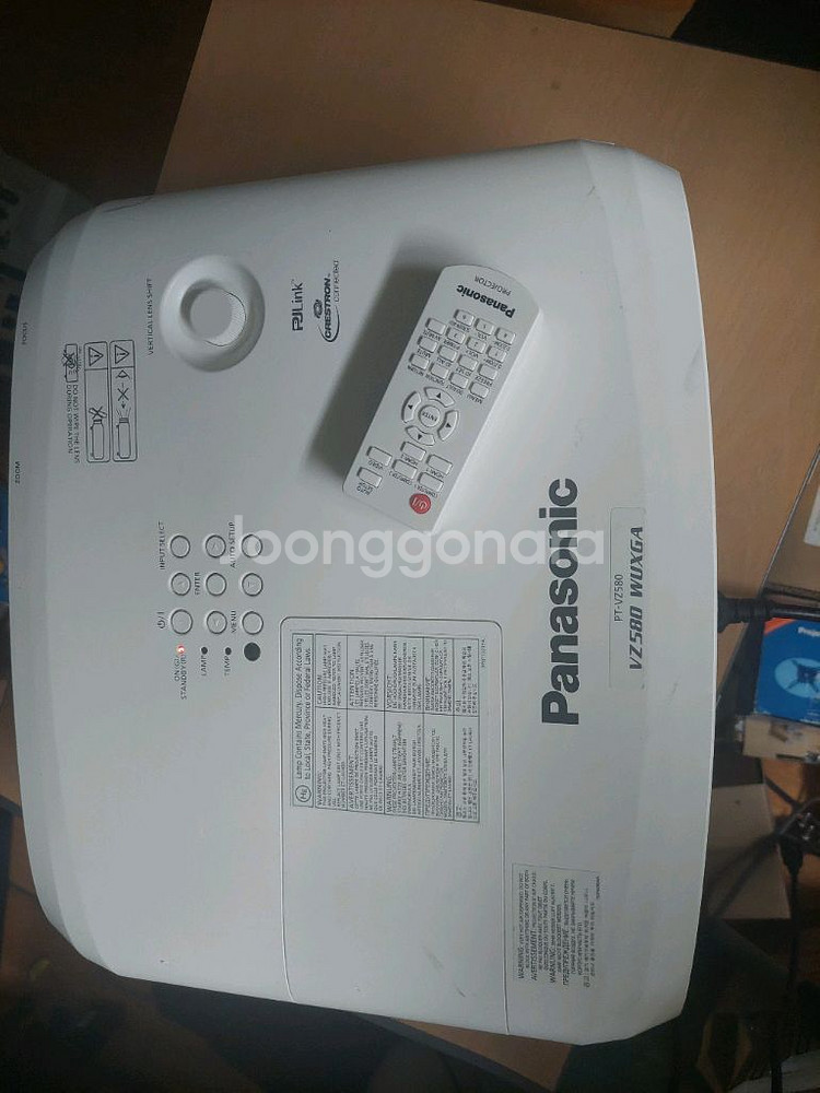 Panasonic 빔프로젝터 PT-VZ580--0