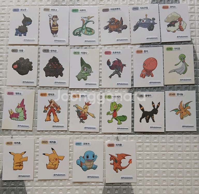 포켓몬띠부씰 349세대, 시즌1, 시즌2 개별판매--2