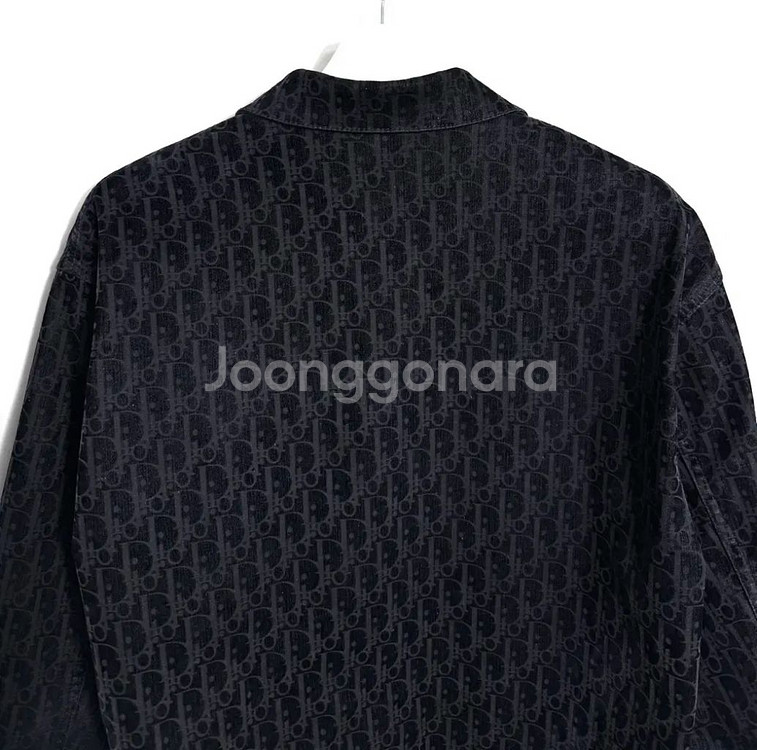 [50]디올 오블리크 코튼 벨벳 셔츠 데님자켓--4