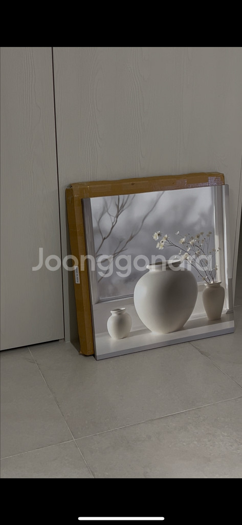 달 항아리 그림 액자 풍수지리 대형--1