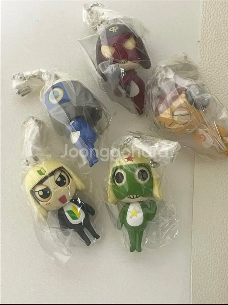 케로로 눈돌아가는 가챠 키링 타마마 도로로 쿠루루 기로--0