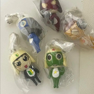 케로로 눈돌아가는 가챠 키링 타마마 도로로 쿠루루 기로