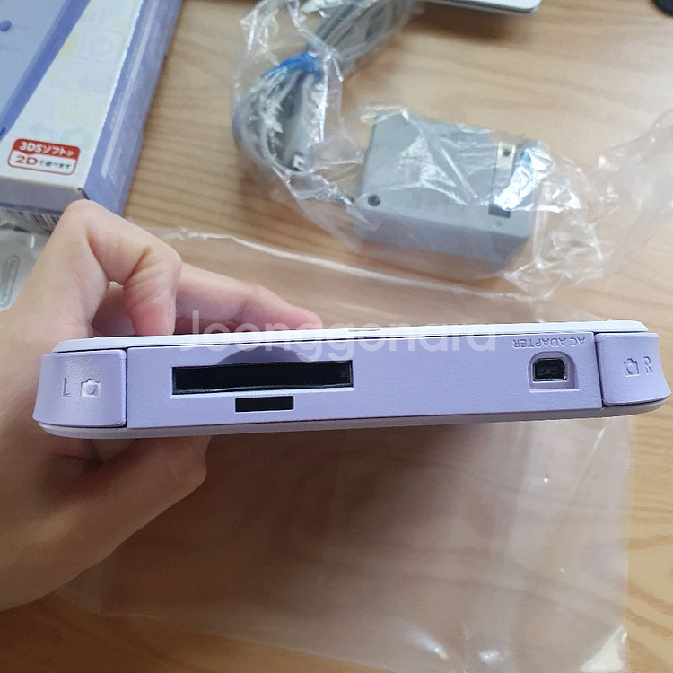 닌텐도 2ds 라벤더 박스 세트 A급--3