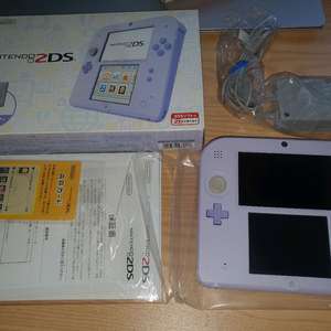 닌텐도 2ds 라벤더 박스 세트 A급