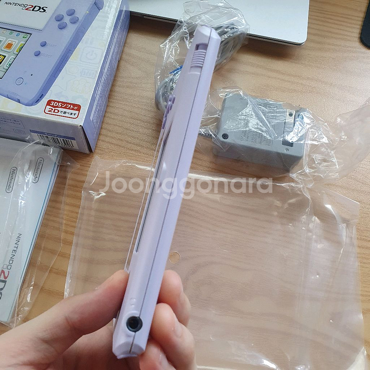 닌텐도 2ds 라벤더 박스 세트 A급--6