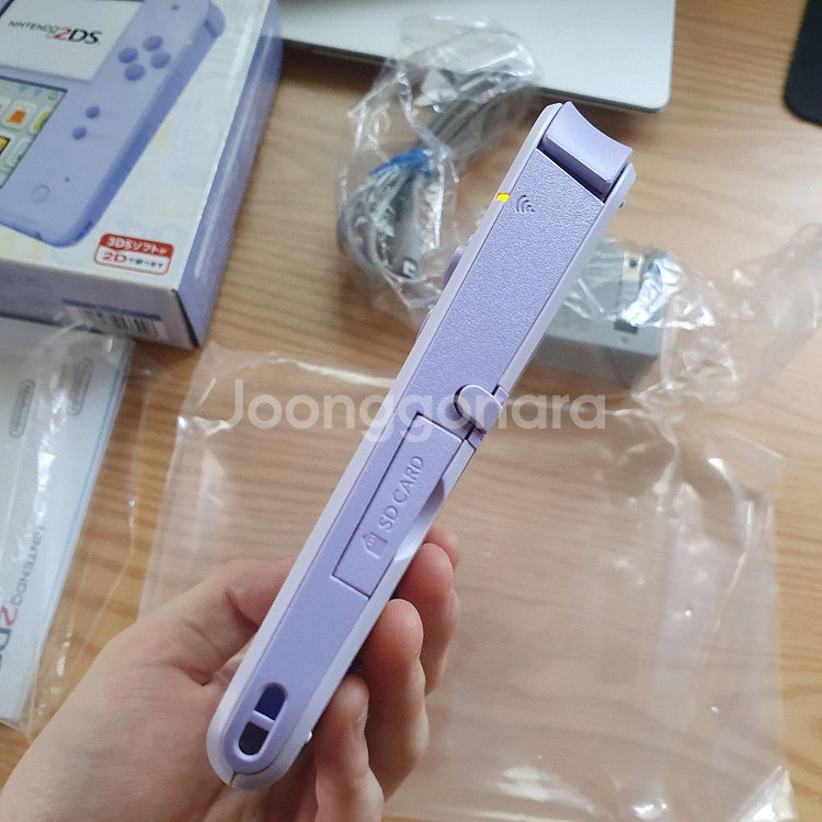 닌텐도 2ds 라벤더 박스 세트 A급--5