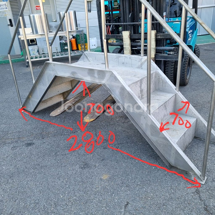 컨베어 건널다리, 스텐 건널계단--0