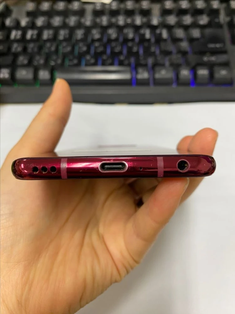 .LG V40 레드 외관깔끔 128G 무잔상 이미지