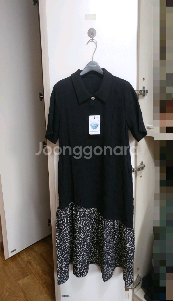 새상품)크링클 카라 원피스--1