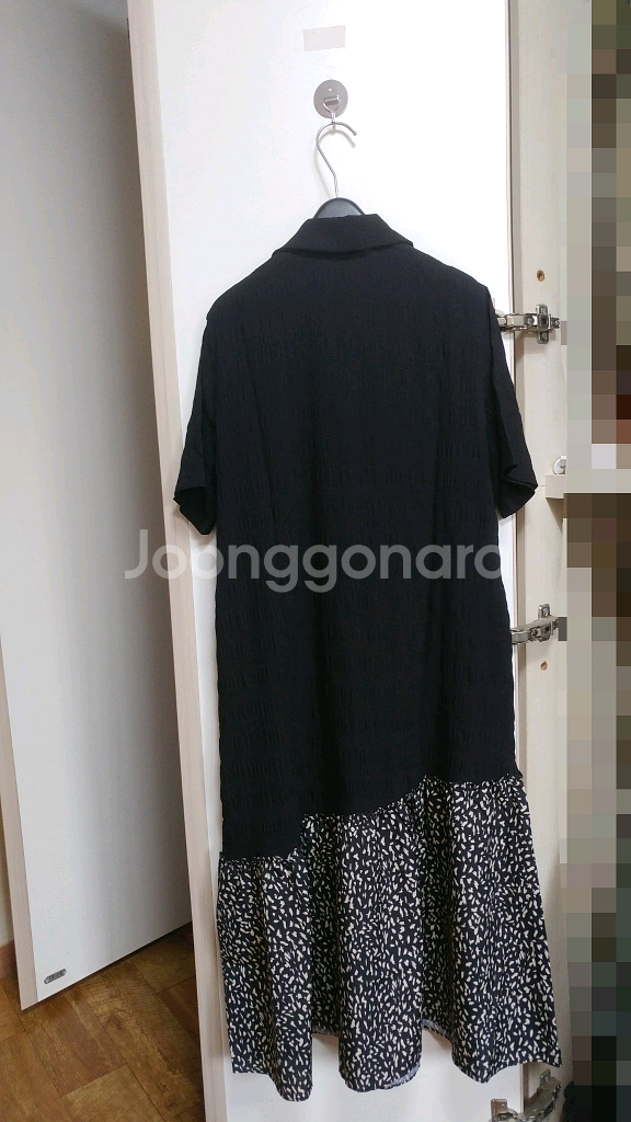 새상품)크링클 카라 원피스--3