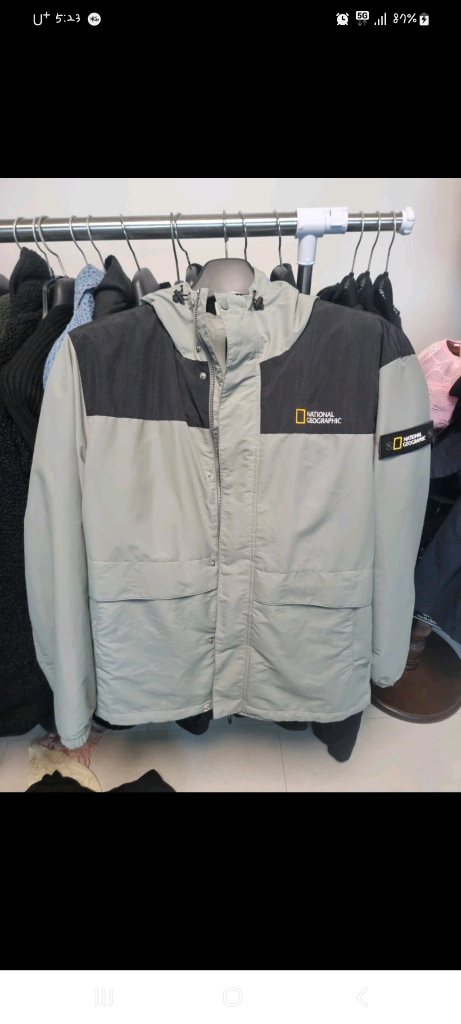 2024내셔널지오그래픽 바람막이 XL 이미지