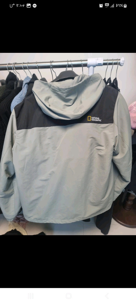 2024내셔널지오그래픽 바람막이 XL 이미지